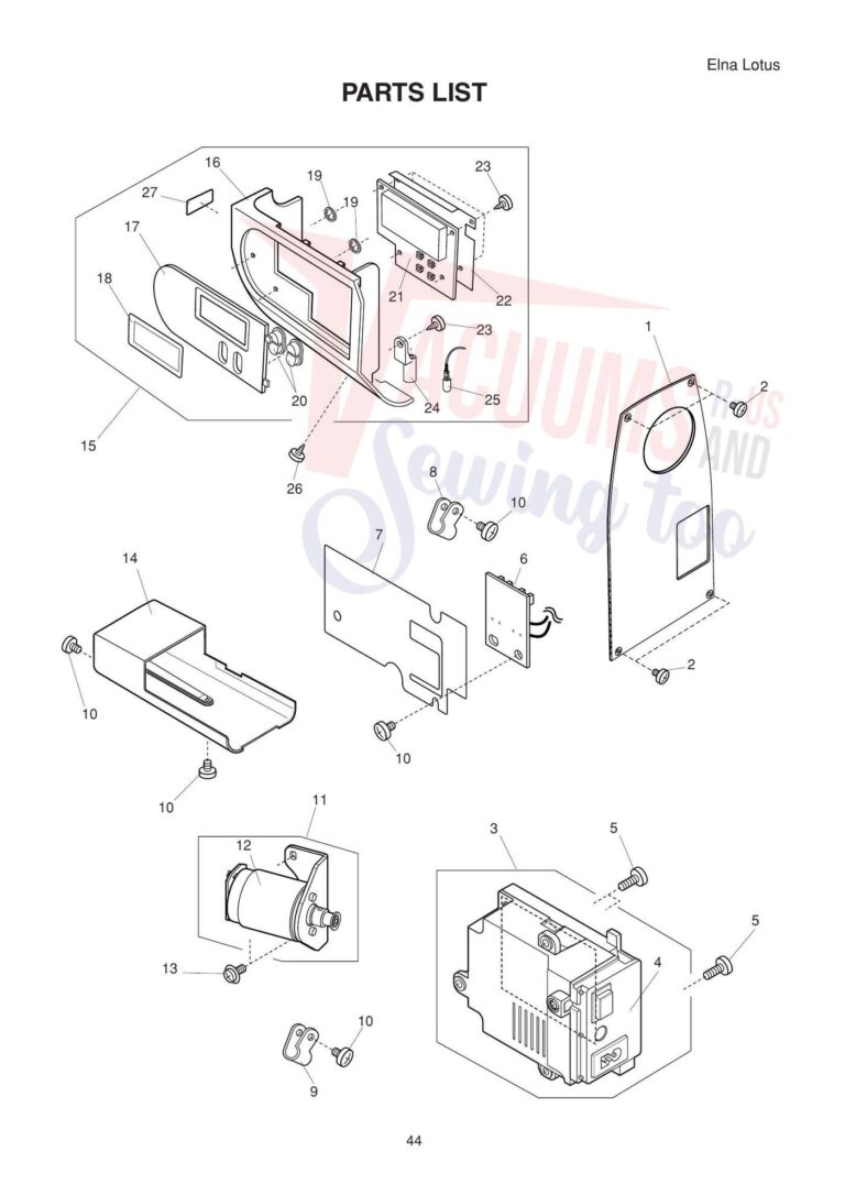 Elna lotus schematic page 7 preview