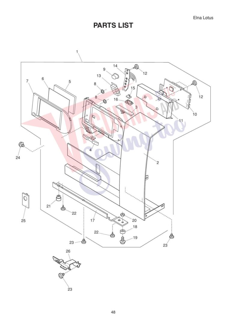 Elna lotus schematic page 9 preview