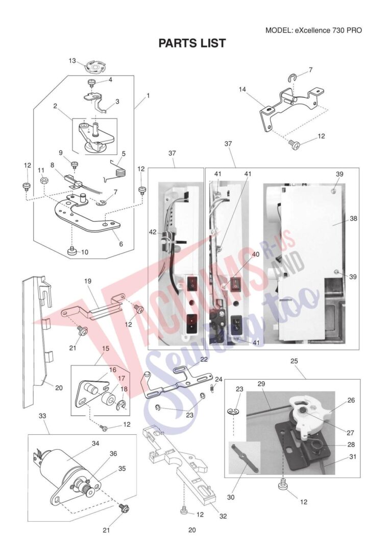 Elna el730 schematic page 2 preview