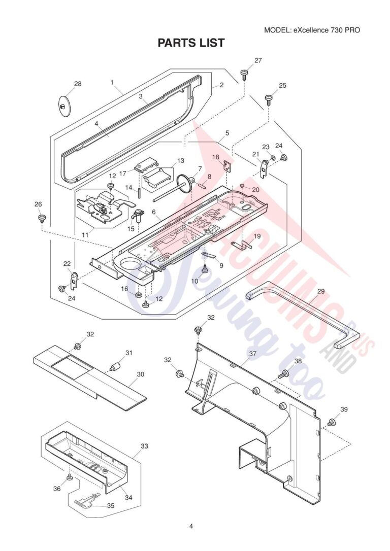 Elna el730 schematic page 5 preview