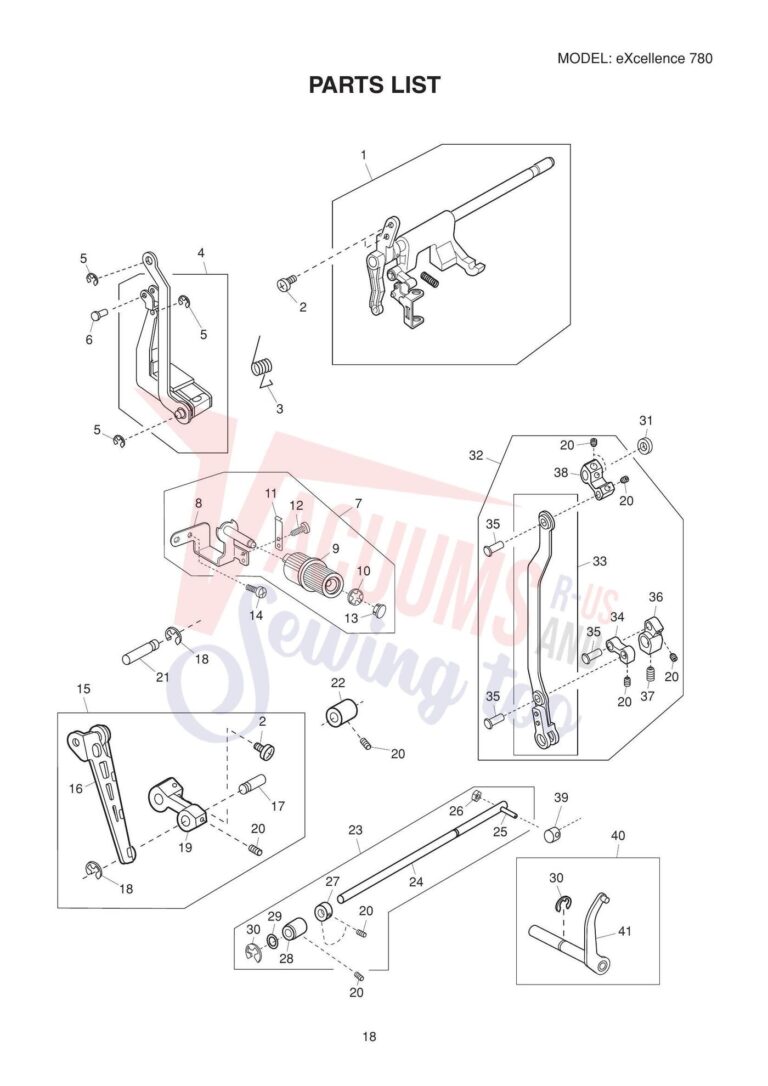 Elna el780 schematic page 1 preview