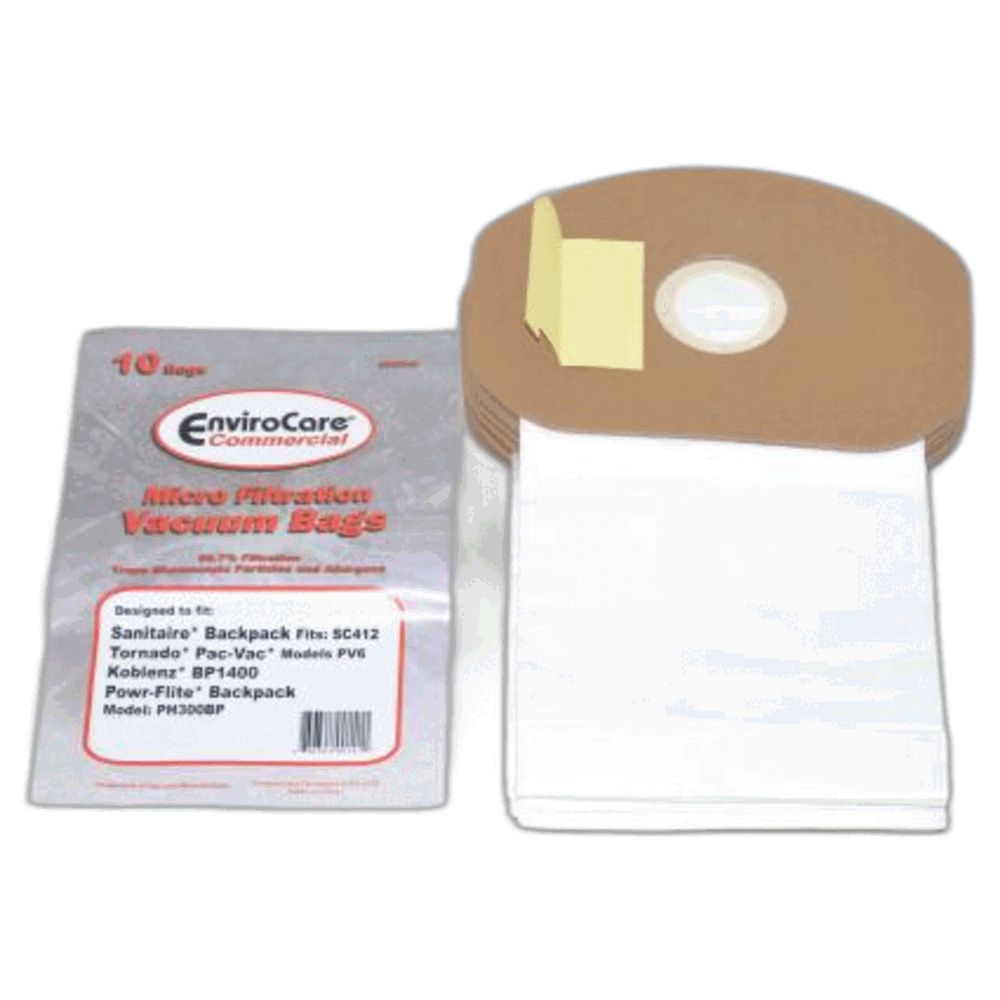 Paper Bags - 10Pk-Sanitaire Sc412 - Tornado Pv6
Koblenz Bp1400 - Tennant V Bp6 Backpack For: eureka,sanitaire