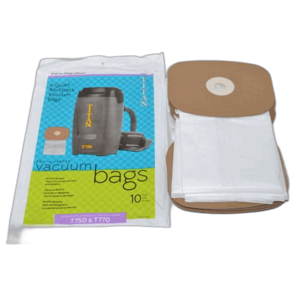 Titan Paper Bags Allergen-titan T750 Backpack 10pk