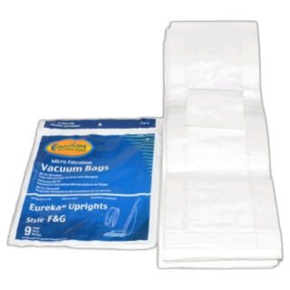 Paper Bags-Eureka - F&G - 9Pk - Upright - Micro For: eureka,sanitaire