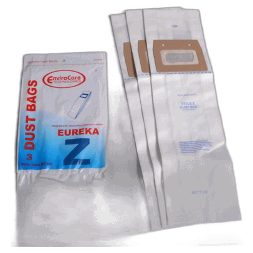 Eureka,Sanitaire Paper Bags-eureka Z 3pk Upright Replacementenvirocare