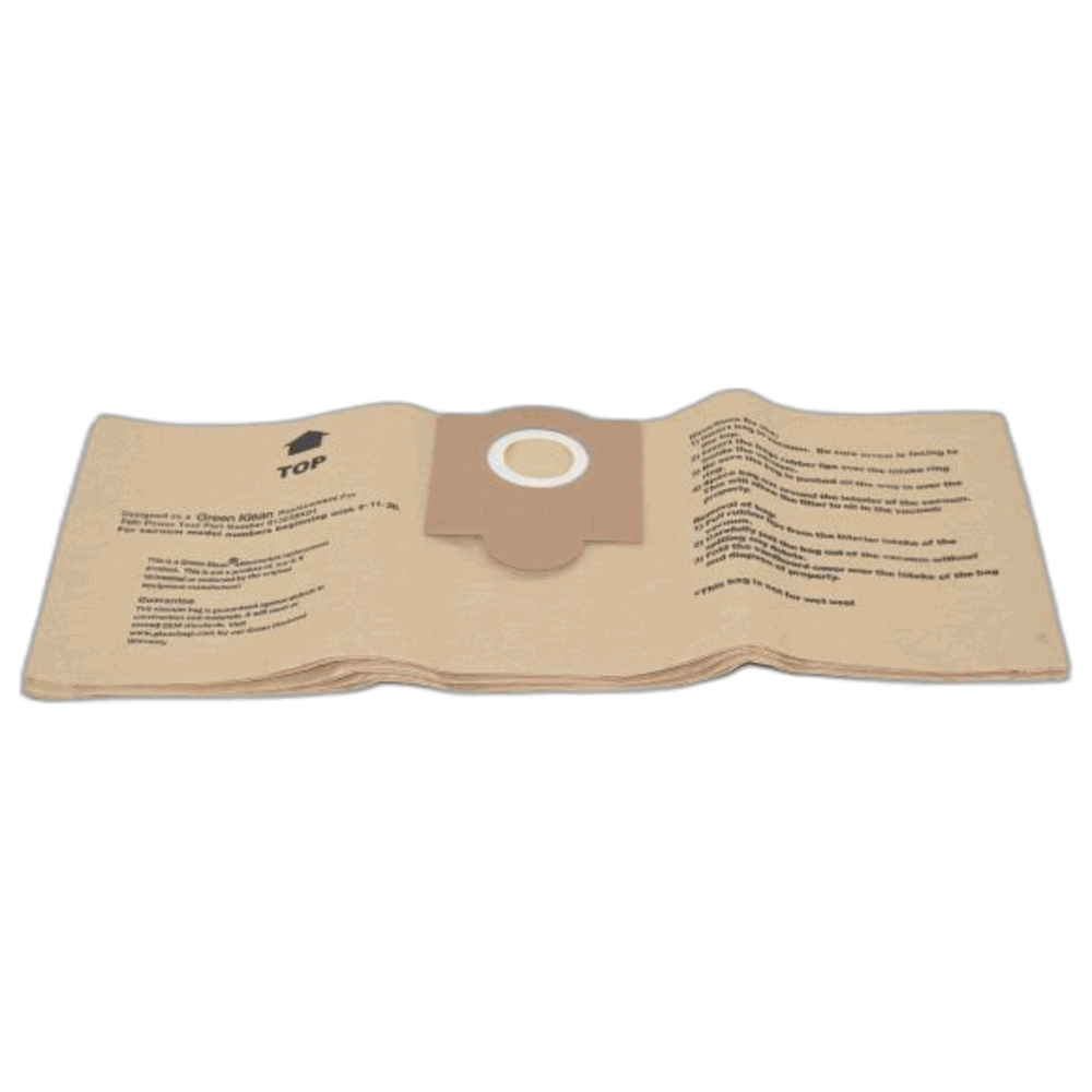 Paper Bags-Fein Power - 3Pk - 9-11-20 / 9-11-55 Turbo For: numatic