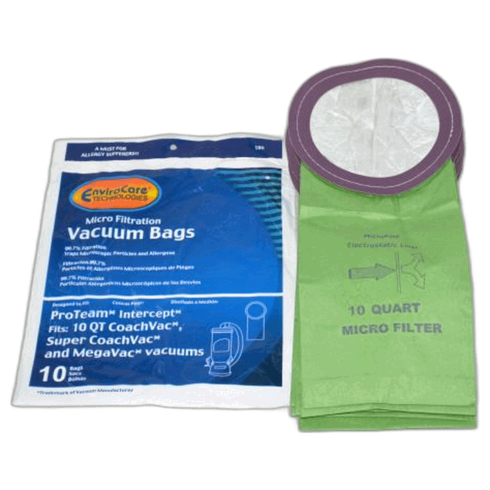 Paper Bags-Proteam - 10Pk - Backpack - 10 Quart For: proteam