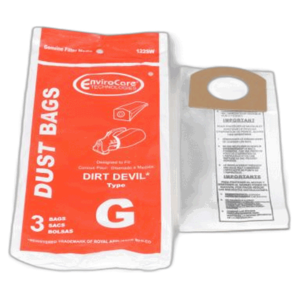 EnviroCare Paper Bags-royal G 3pk Hand Vac Env Repl