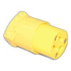 Fit All, Commercial Plug-female 3 Prong Heavy Duty Cooper Yellow