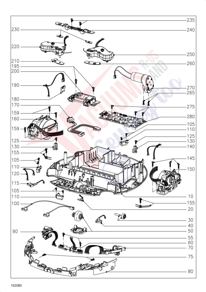 Miele SCOUT RX2 Home Vision exploded schematic diagram (page 2)