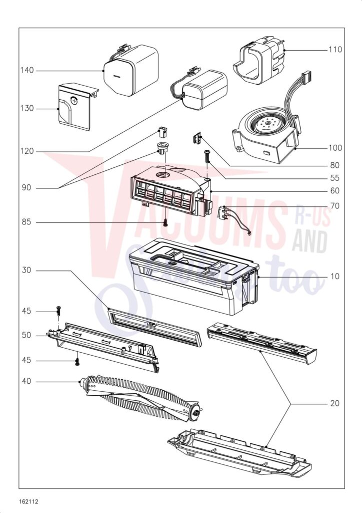 Miele SCOUT RX2 Home Vision exploded schematic diagram (page 4)