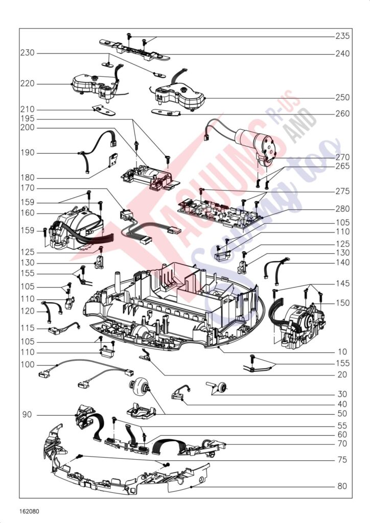 Miele SCOUT RX2 Runner exploded schematic diagram (page 2)