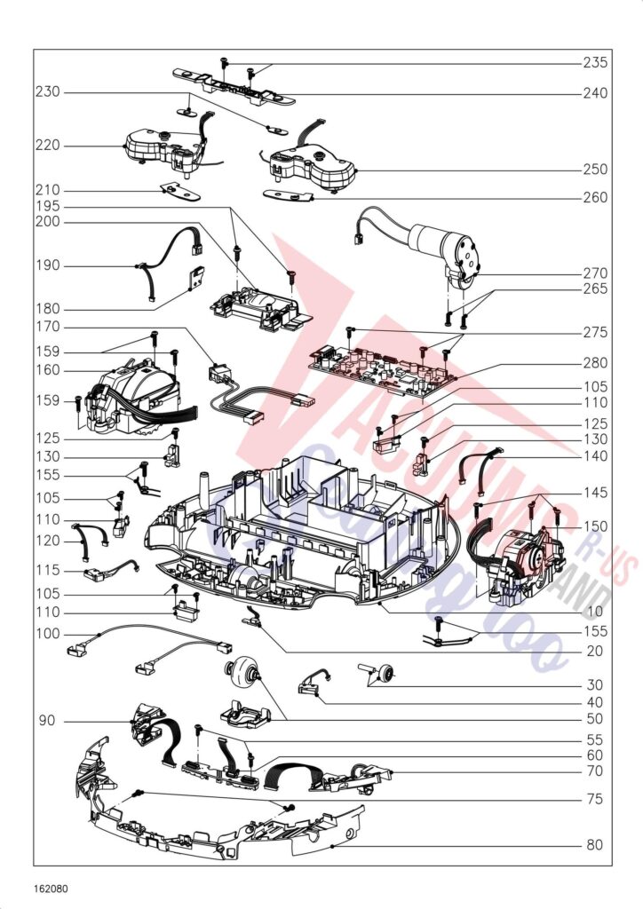 Miele SCOUT RX2 Home Vision exploded schematic diagram (page 2)