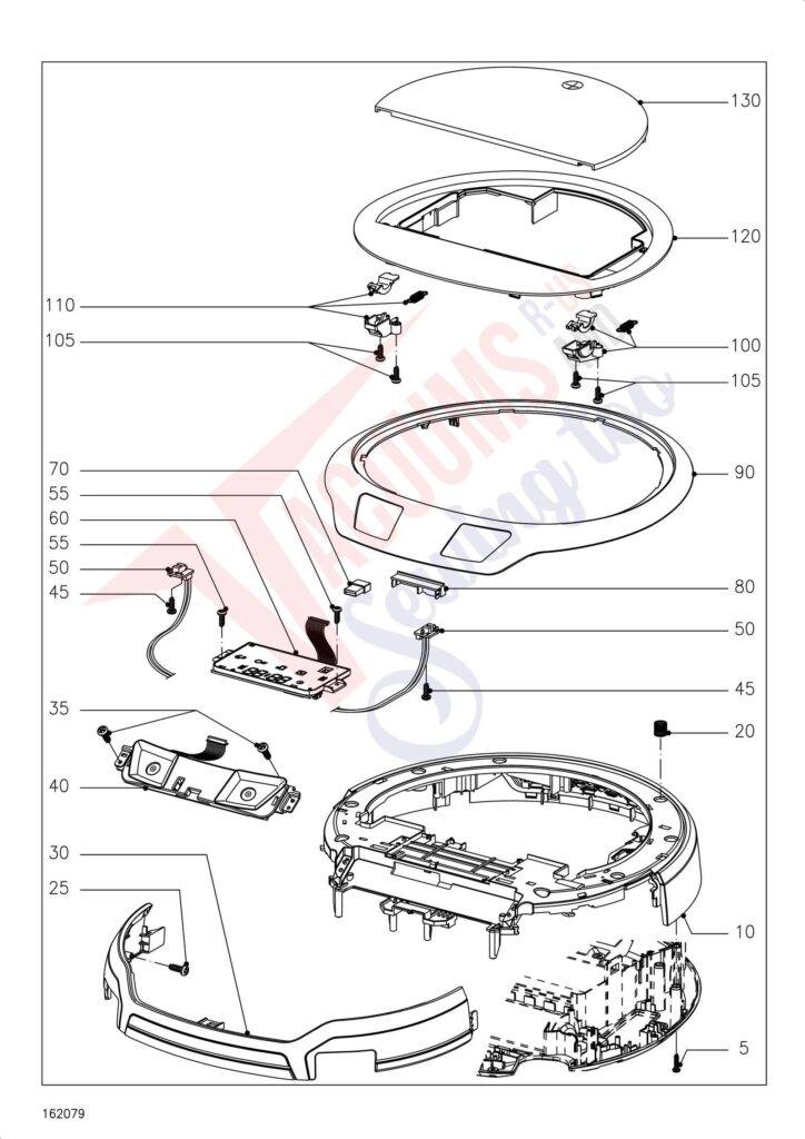 Miele SCOUT RX2 Runner exploded schematic diagram (page 3)