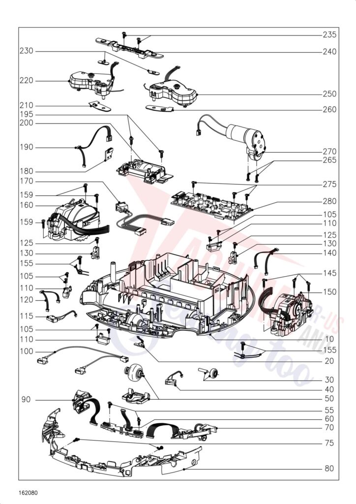 Miele SCOUT RX2 Runner exploded schematic diagram (page 2)