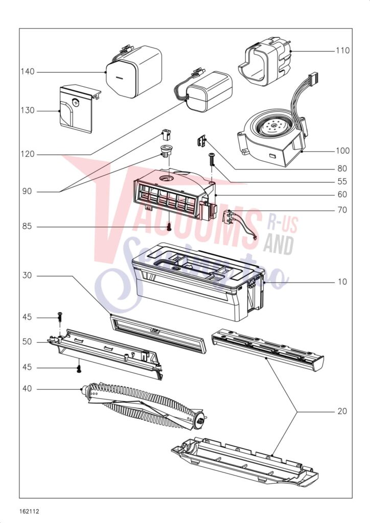 Miele SCOUT RX2 Runner exploded schematic diagram (page 4)
