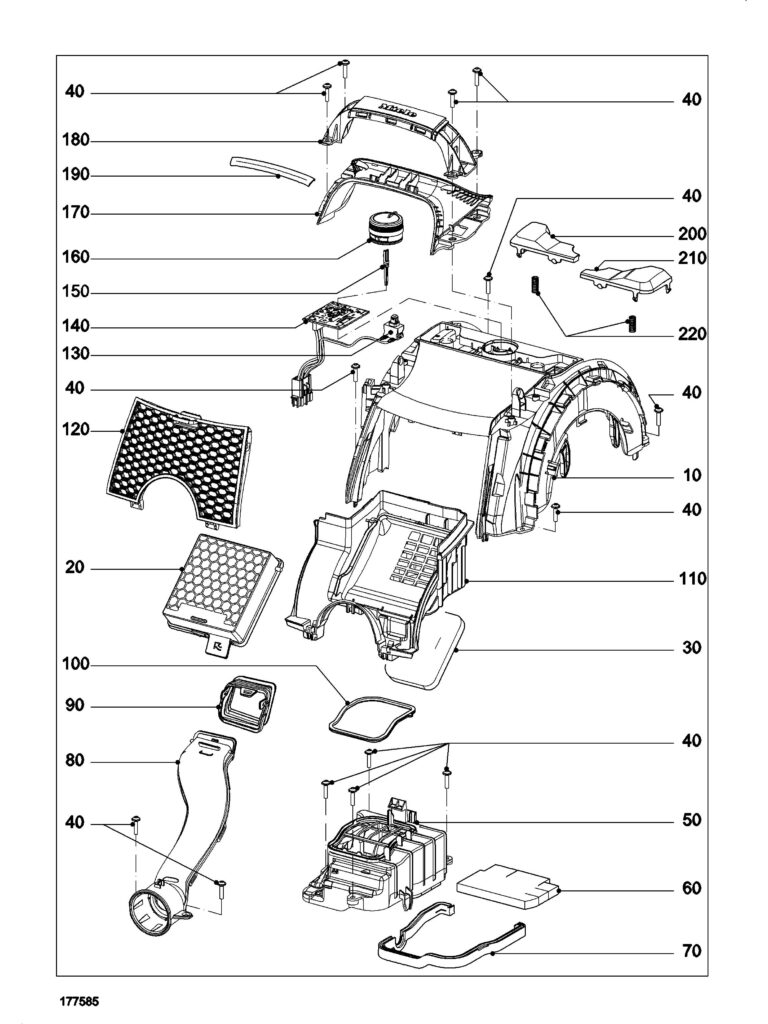 Miele Miele Boost CX1 Parquet Pure Suction Lotus White SNCE0 schematic page 2 preview