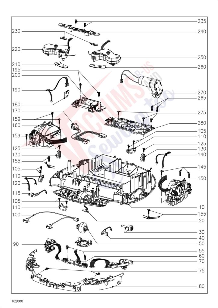 Miele SPQL0 exploded schematic diagram (page 2)
