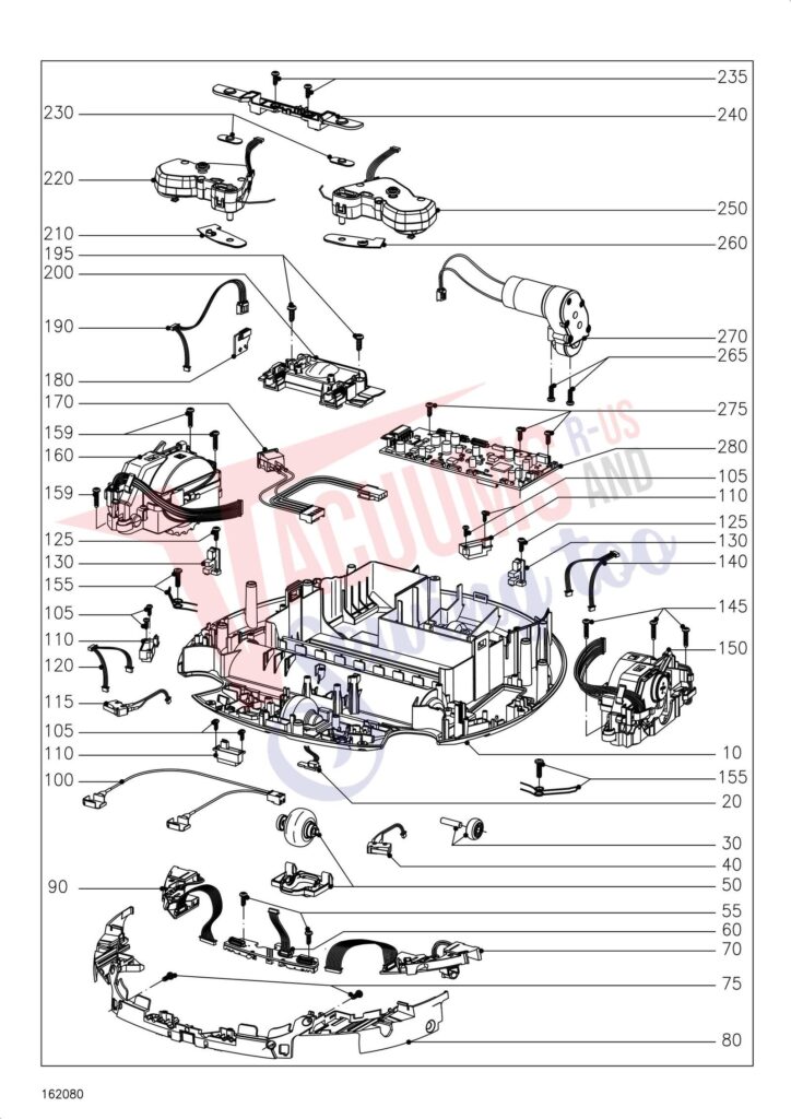 Miele SPQL0 exploded schematic diagram (page 2)