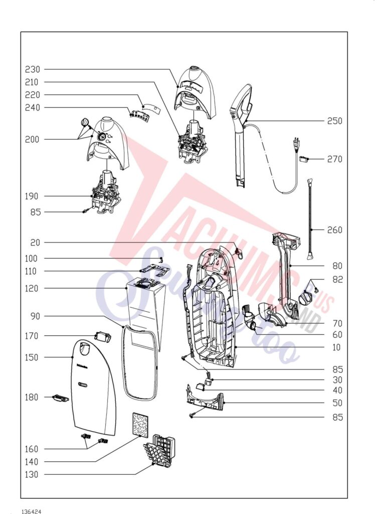 Miele S7580 schematic page 1 preview
