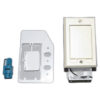 SUPERVALVE-ALMOND,INLET,W/110V PN RECEPTICLE