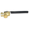 Fit All, Commercial Valve Wand Angle Brass 1/4'' Port Comm. Jet Wand