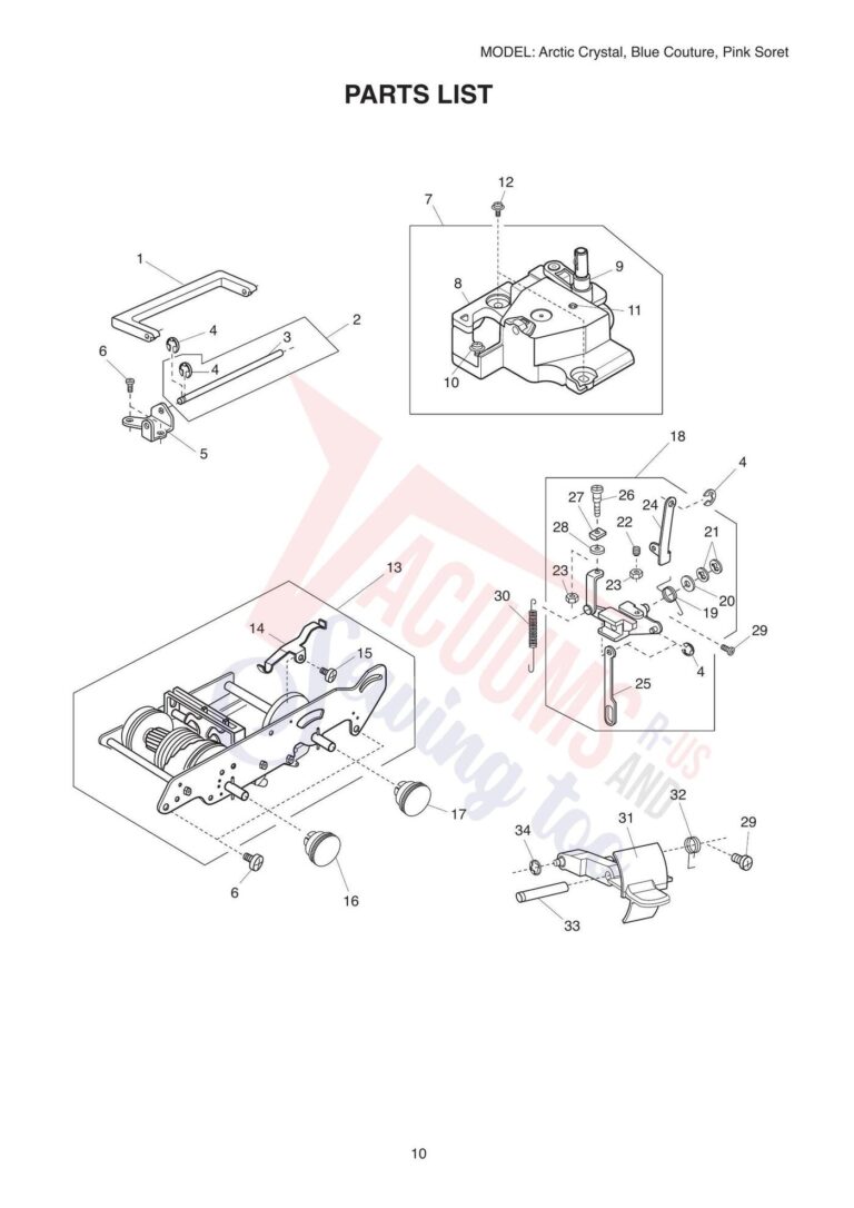 Janome couture pink schematic page 6 preview