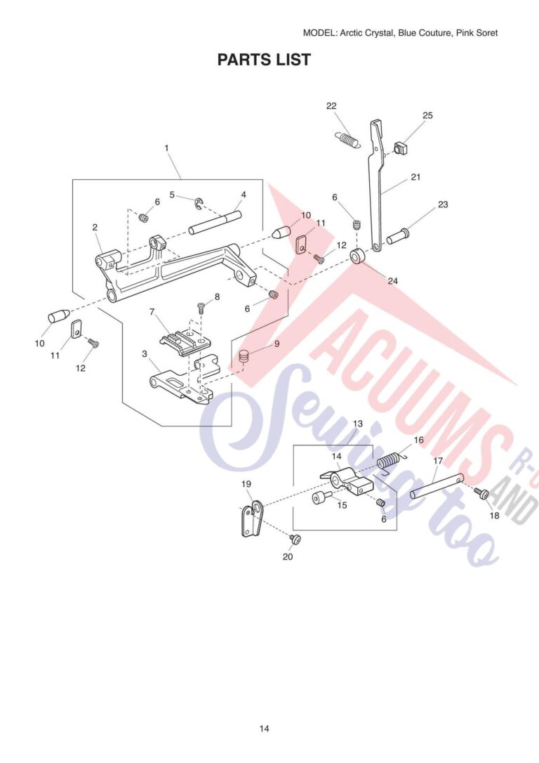 Janome couture pink schematic page 8 preview