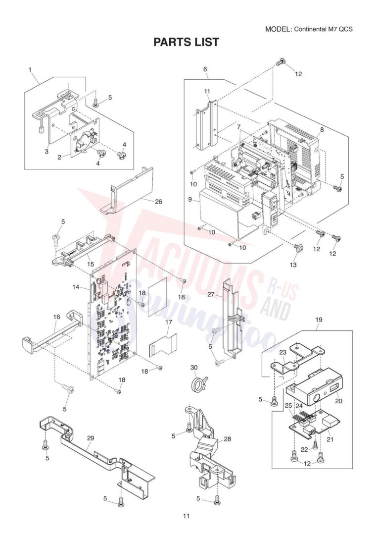 Janome CM7si schematic page 3 preview