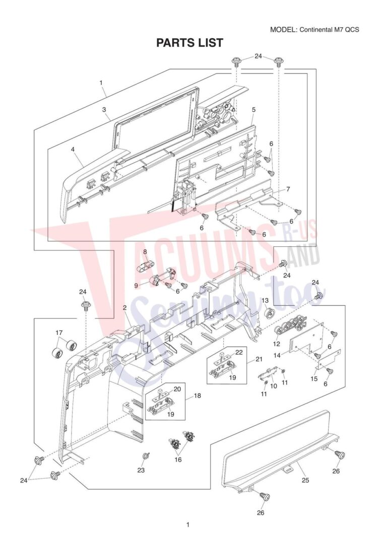 Janome CM7si schematic page 6 preview