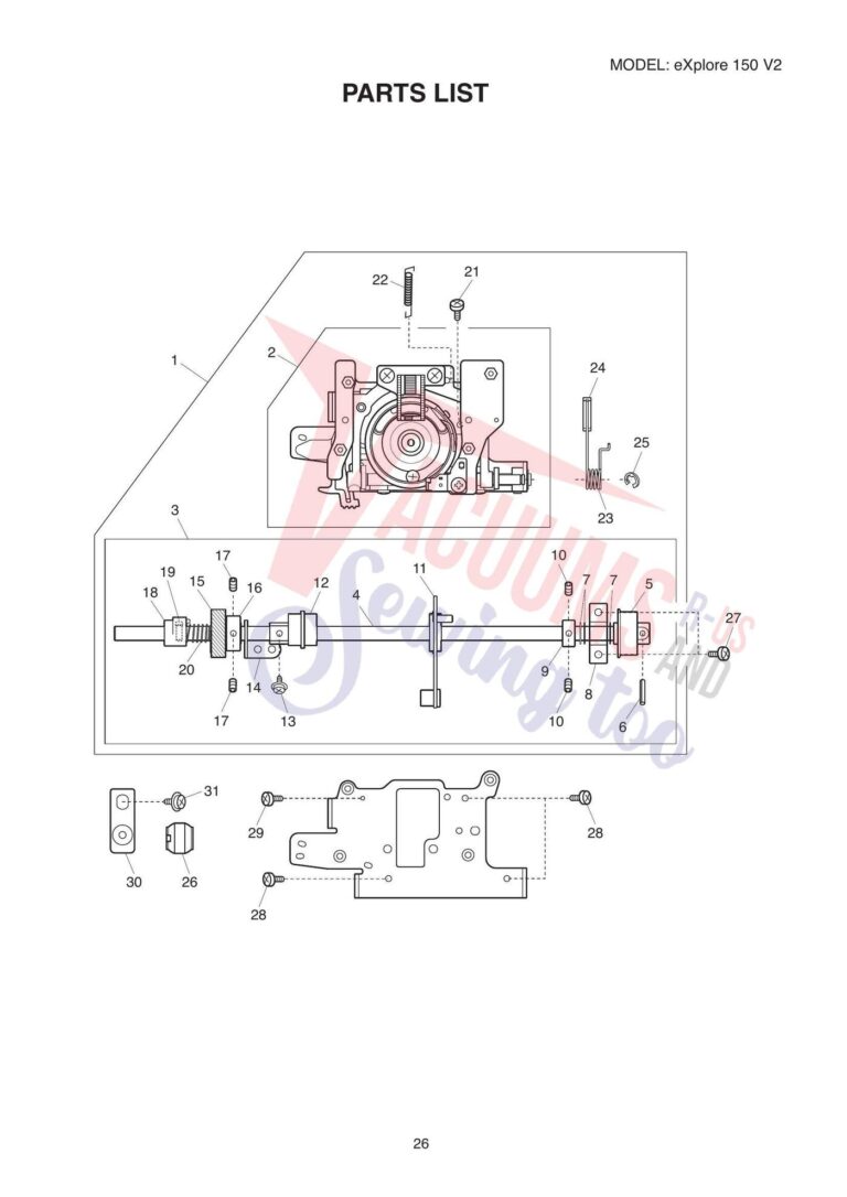 Elna el150 schematic page 3 preview