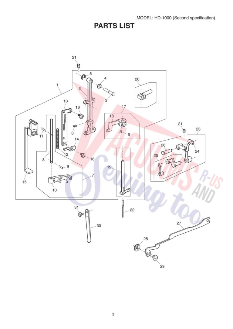 Janome hd1000 schematic page 4 preview