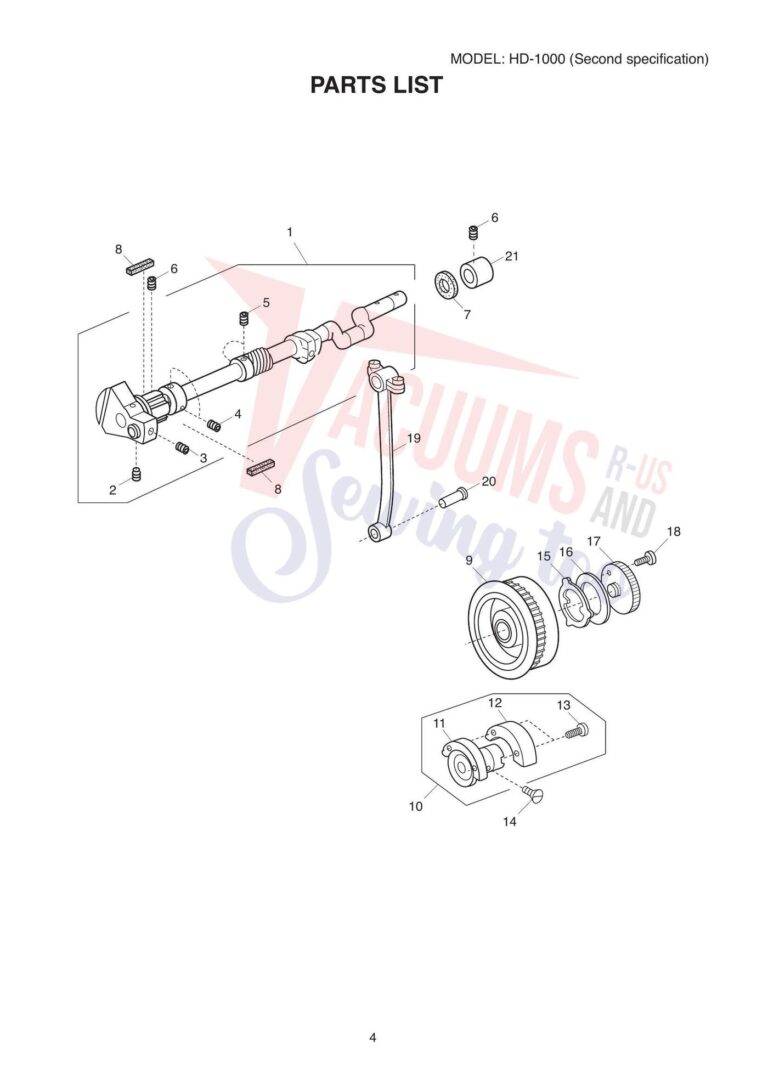 Janome hd1000 schematic page 5 preview