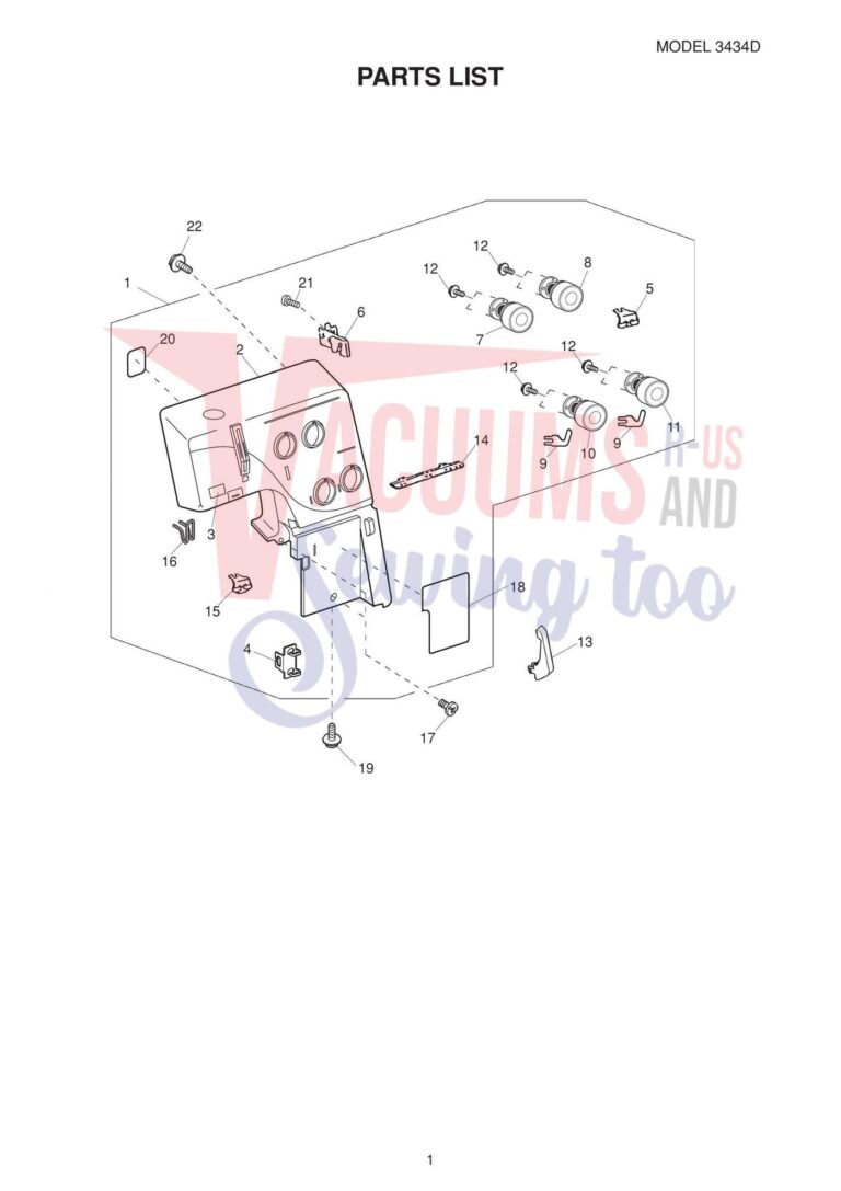Janome 3434d schematic page 1 preview