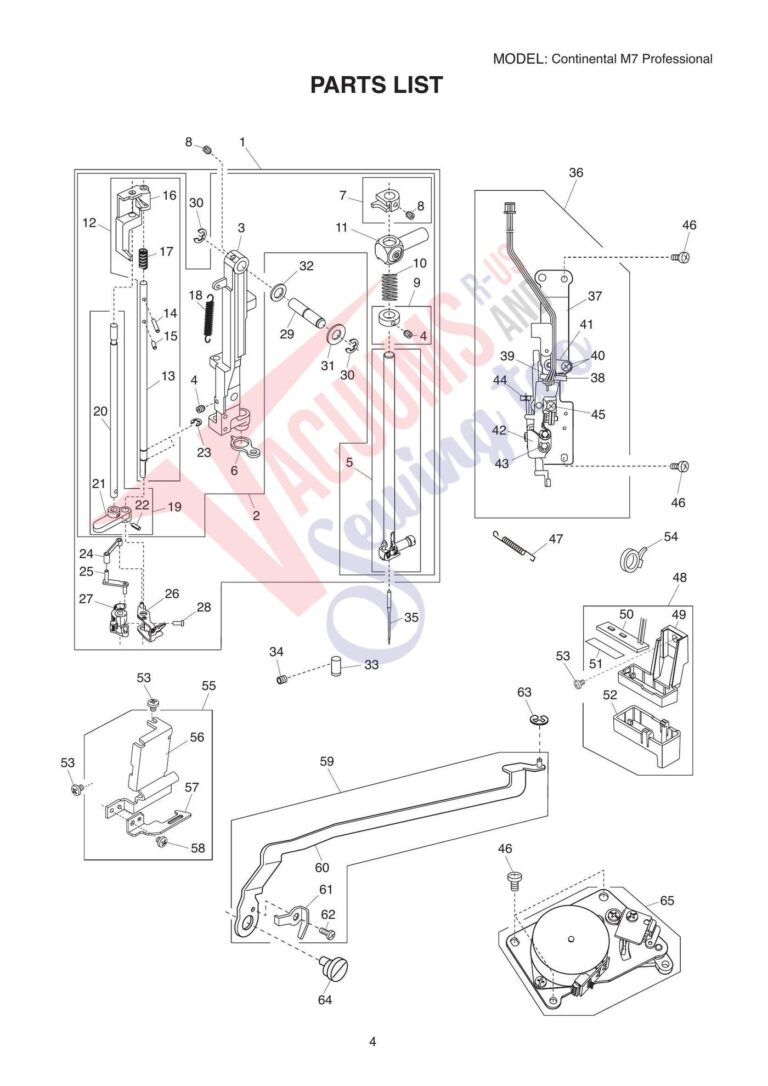 Janome Continental M7. CM7 schematic page 9 preview