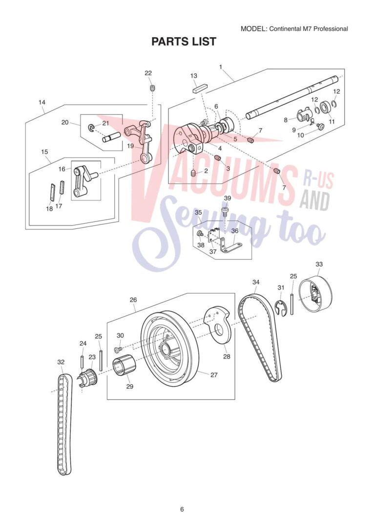 Janome Continental M7. CM7 schematic page 11 preview