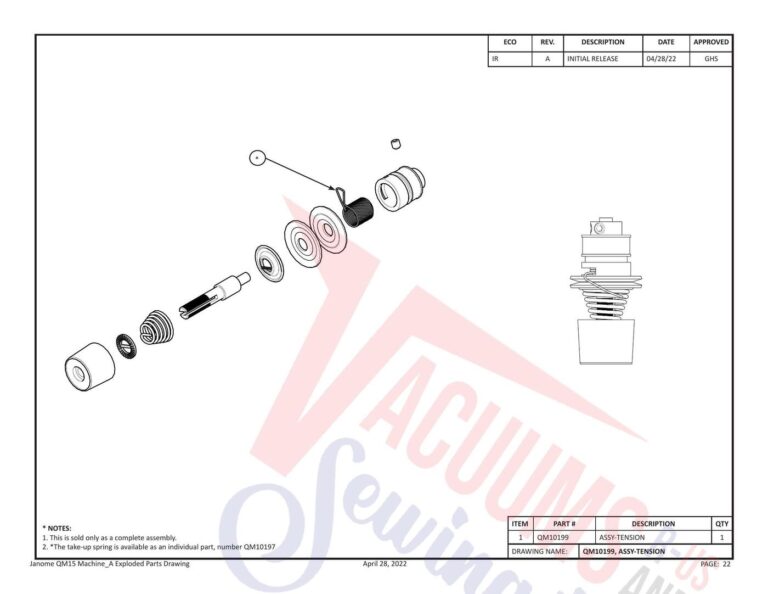 Janome Pro Stitcher 15 schematic page 2 preview