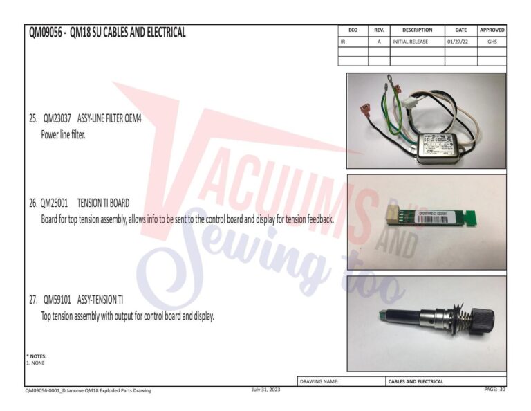 Janome Pro Stitcher 18 2 schematic page 2 preview
