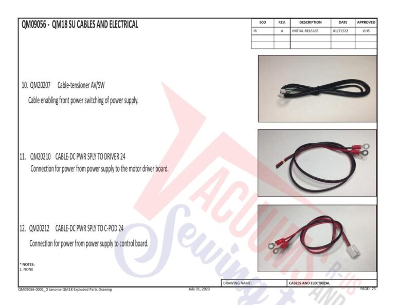 Janome Pro Stitcher 18 2 schematic page 8 preview