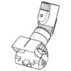 Genuine Miele Swivel joint Component AZ
