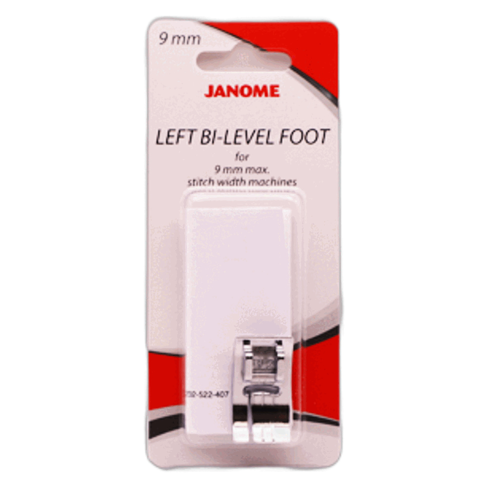 Janome Left Bi-Level Foot For 9 mm maximum stitch width models - Image 2