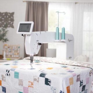 Baby Lock Regalia ST – Power and Precision for Serious Quilters w/standard table