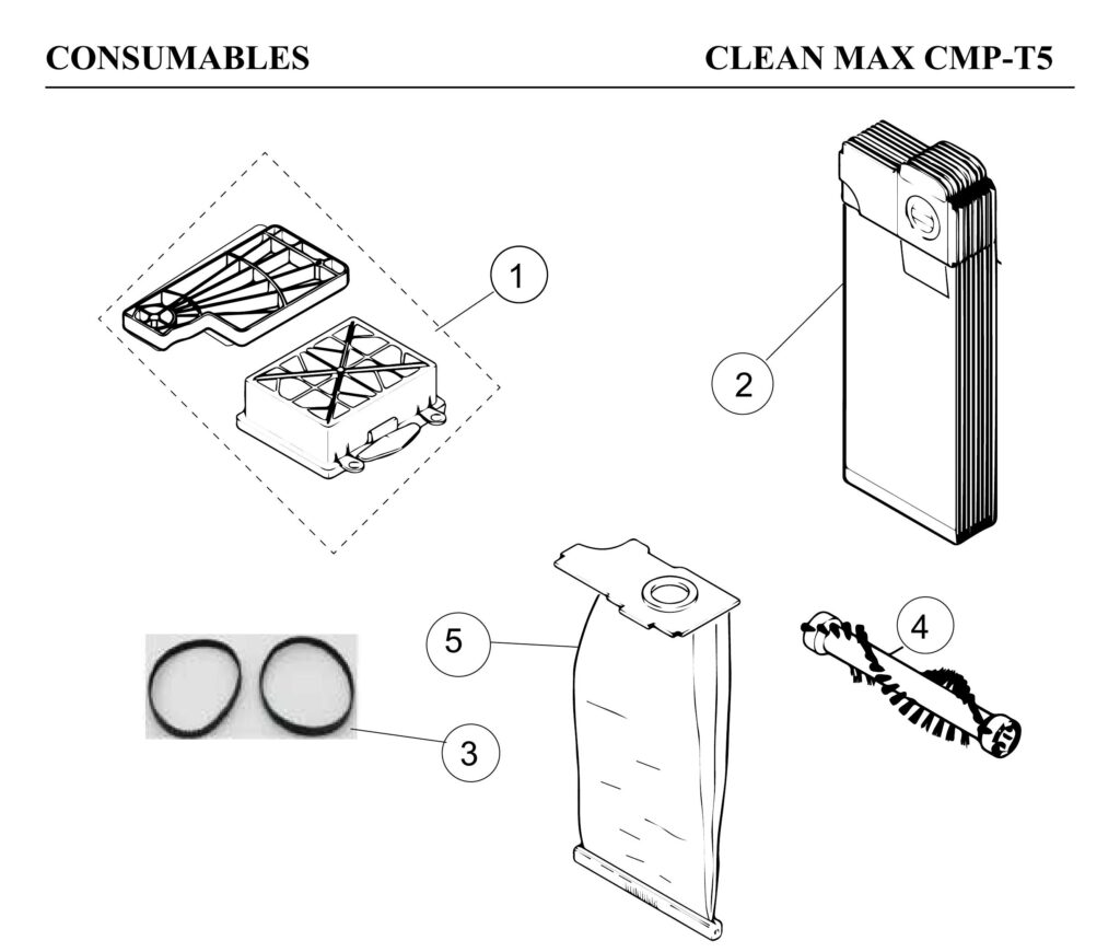 CleanMax Champ exploded schematic diagram (page 3)