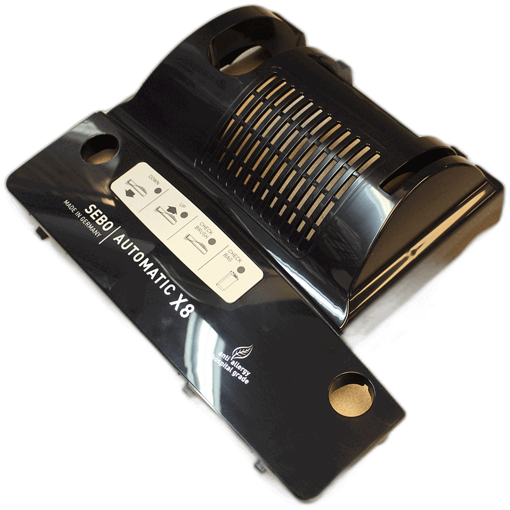 Power Head Cover, without exhaust filter and cover, for X8 (dark blue) Sebo vacuum cleaner repair part - Image 3