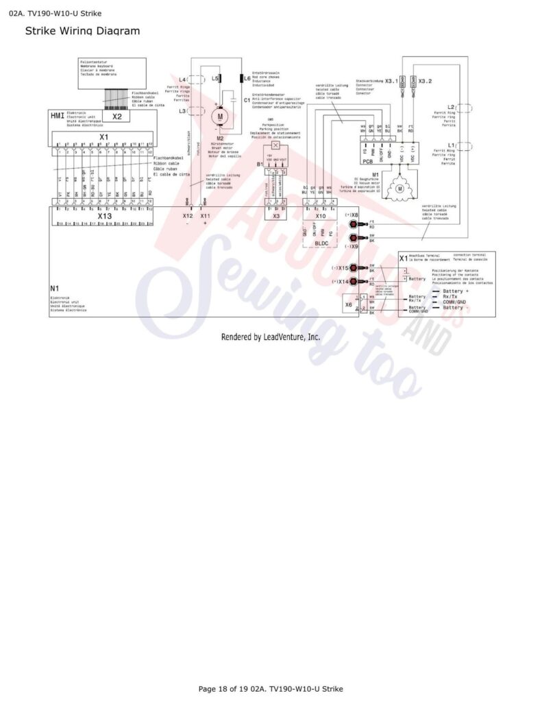 Tornado Strike exploded schematic diagram (page 8)