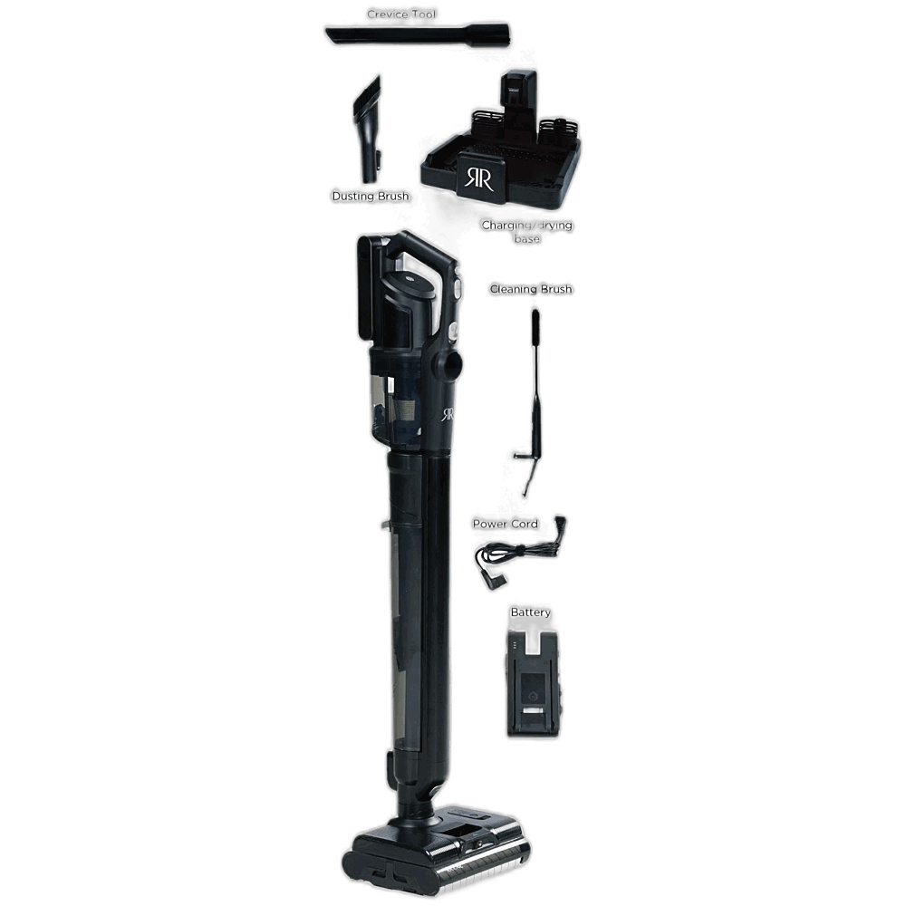 Riccar R70 Complete Multi-Clean Deluxe Smart Mop includes accessory package and Vacuum WITH VRU Red Carpet Service!