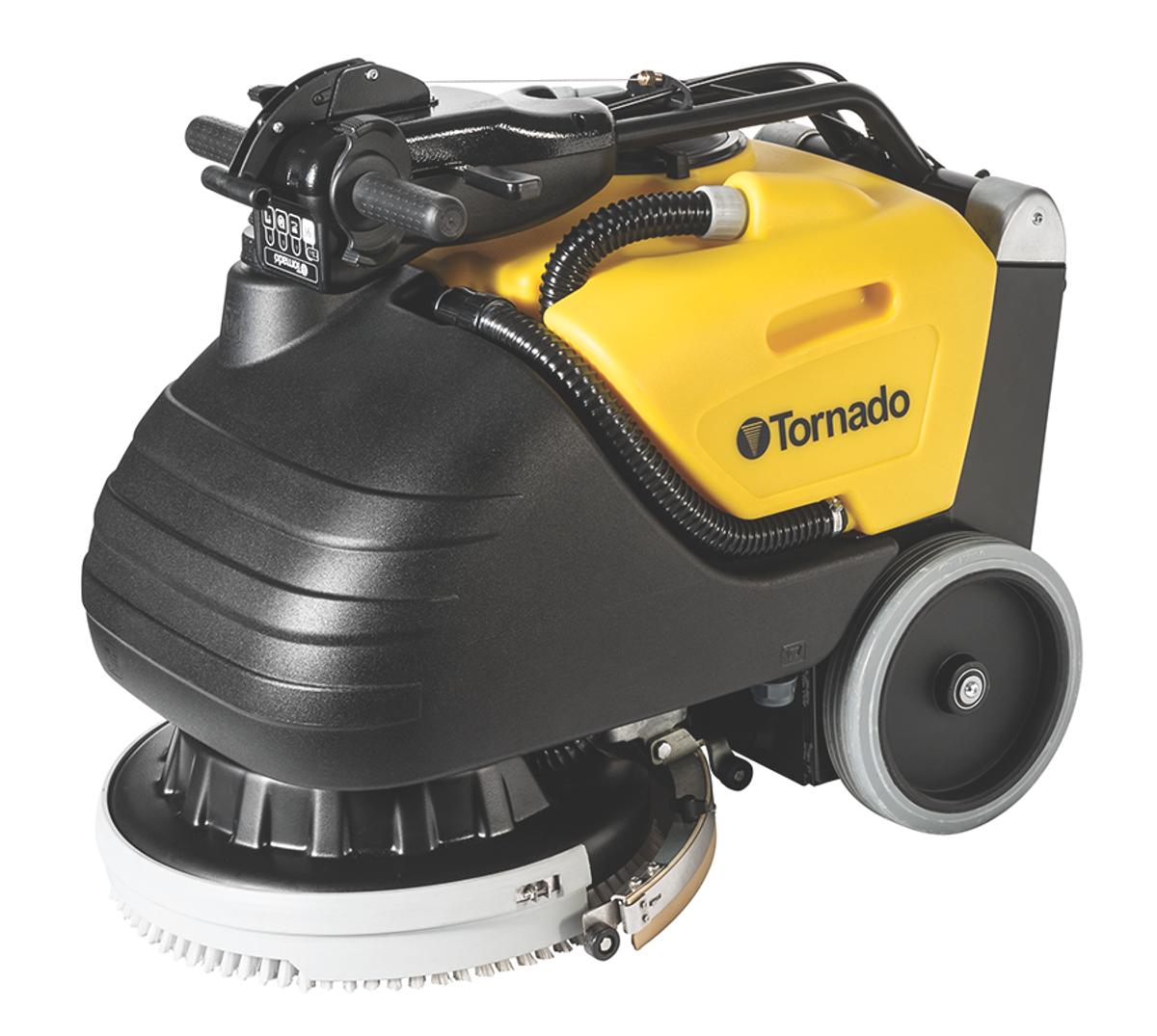Tornado BD 17 6 Bat 24Volt Brush Drive Compact Scrubber Complete