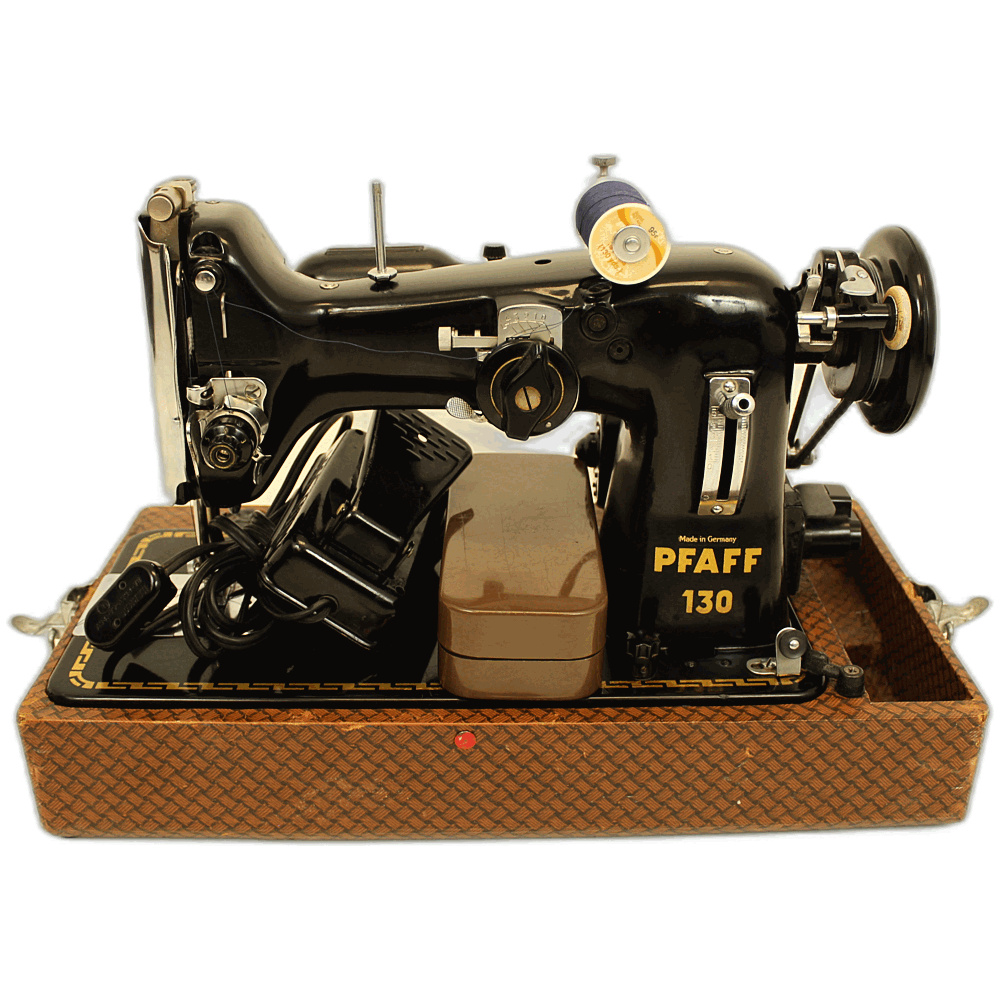 Reconditioned Pfaff 130 made in germany with case foot control and extras as pictured 30 day warranty - Image 11