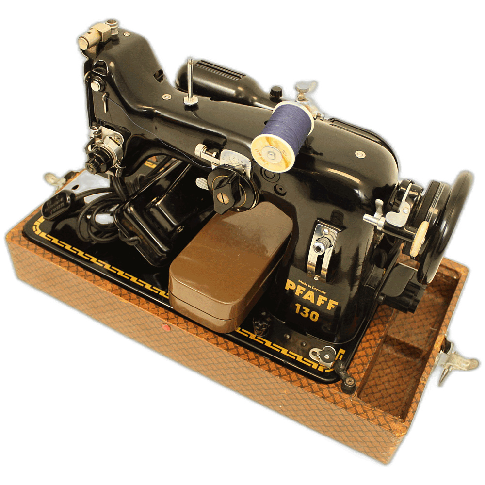 Reconditioned Pfaff 130 made in germany with case foot control and extras as pictured 30 day warranty - Image 9