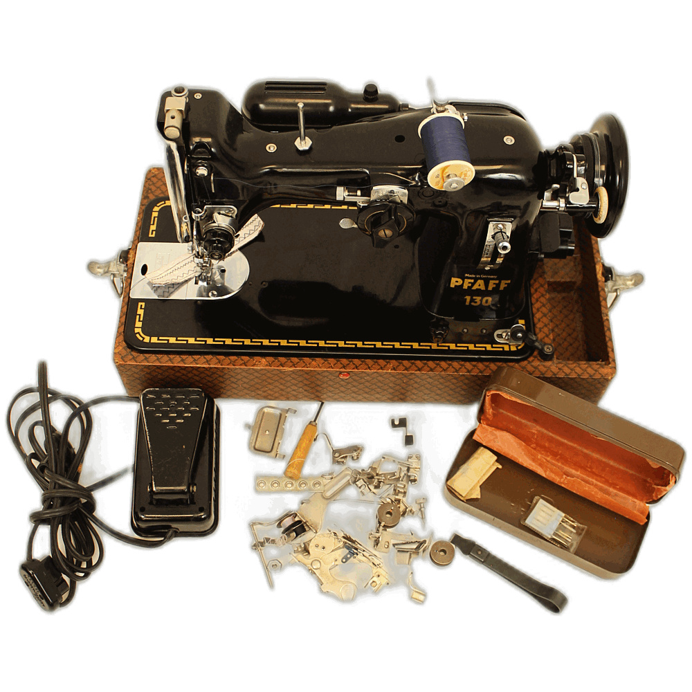 Reconditioned Pfaff 130 made in germany with case foot control and extras as pictured 30 day warranty - Image 4